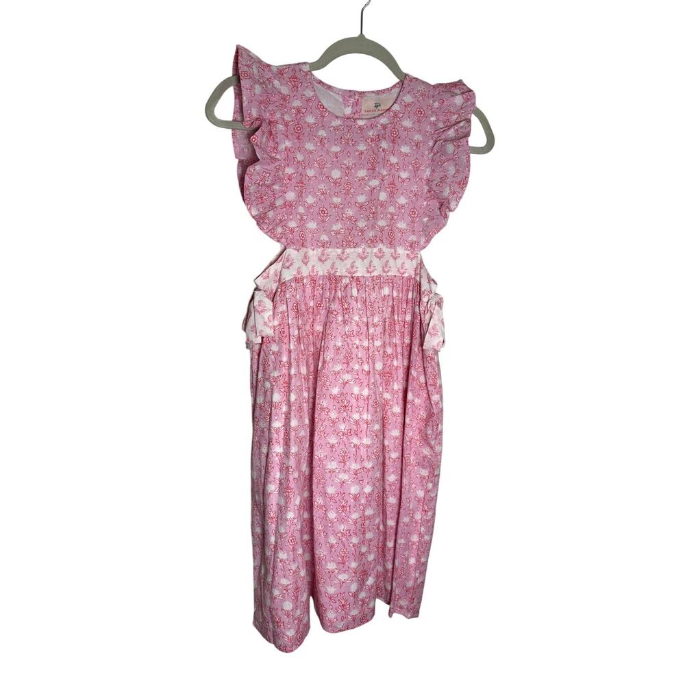 Smockingbird Pink Floral Dress Girl’s Sz. 12Y